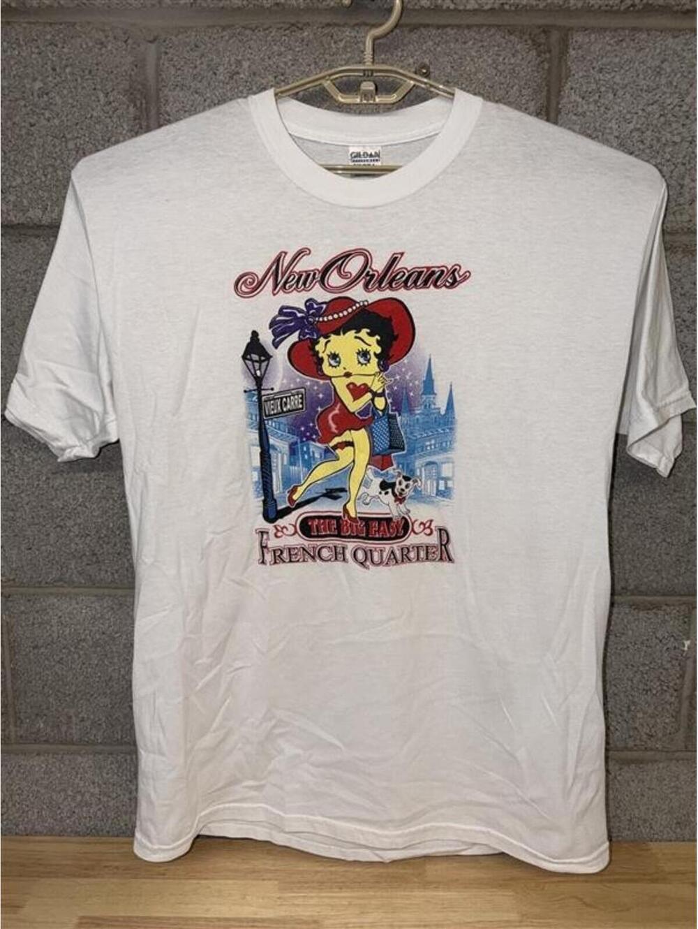 Betty Boop New Orleans French Quarter XL Graphic Shirt 2000s